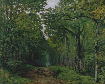 Die Kastanienallee in La Celle-Saint-Cloud, 1867 von Alfred Sisley